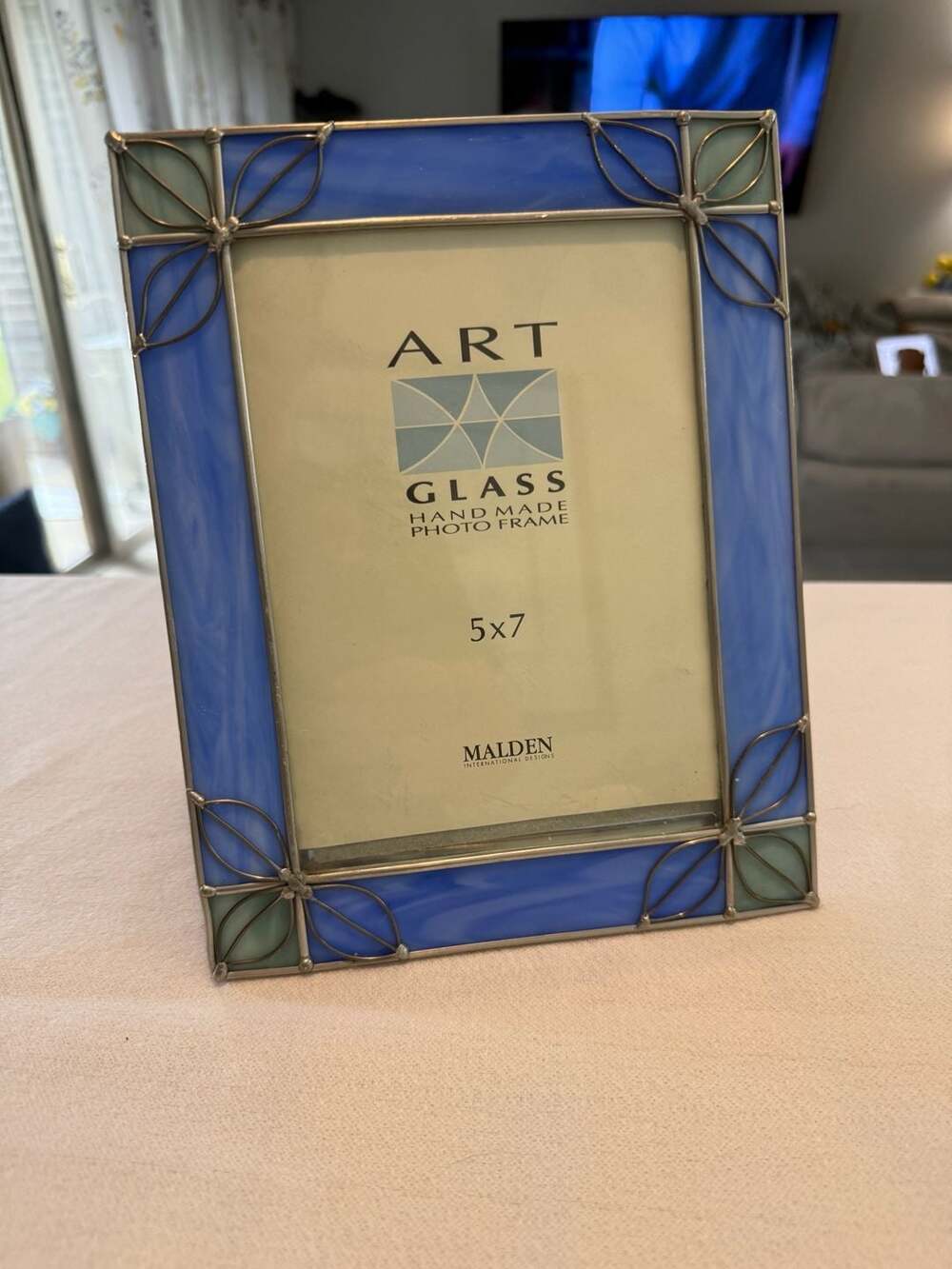 Malden International Designs Art Glass Stained Glass 5x7 Frame